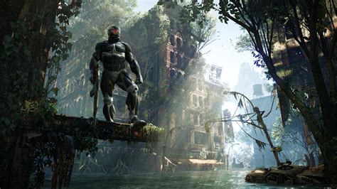 Crysis 3 Action Shots Artwork Show Off Bow Weapon And New Setting