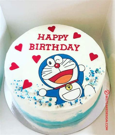 15 Gambar Kue Ulang Tahun Karakter Untuk Anak Dan Ucapannya Doraemon