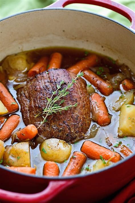Maybe you would like to learn more about one of these? Pot Roast with Carrots and Potatoes Recipe | Pot roast ...