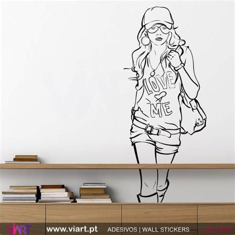 “love ♥ Me” Wall Stickers Wall Art Viart