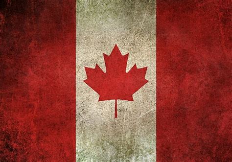 Old And Worn Distressed Vintage Flag Of Canada Posters By Jeff