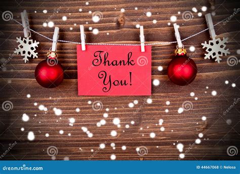 Thank You Background Stock Photo Image Of Christmassy 44667068