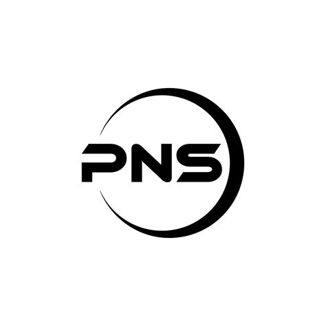 Pns Letter Logo Design In Illustration Vector Logo Calligraphy