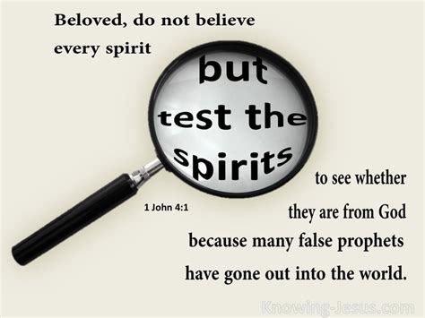 6 Bible Verses About Testing Spirits
