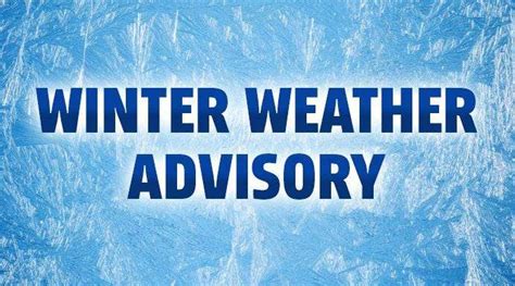 winter weather advisory issued for williams and fulton county the village reporter