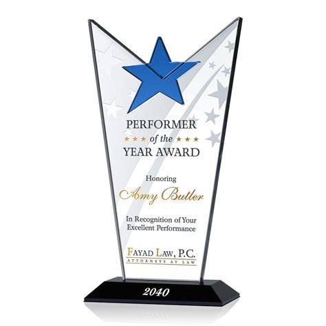 Star Performer Of The Year Award Wording Sample By Crystal Central