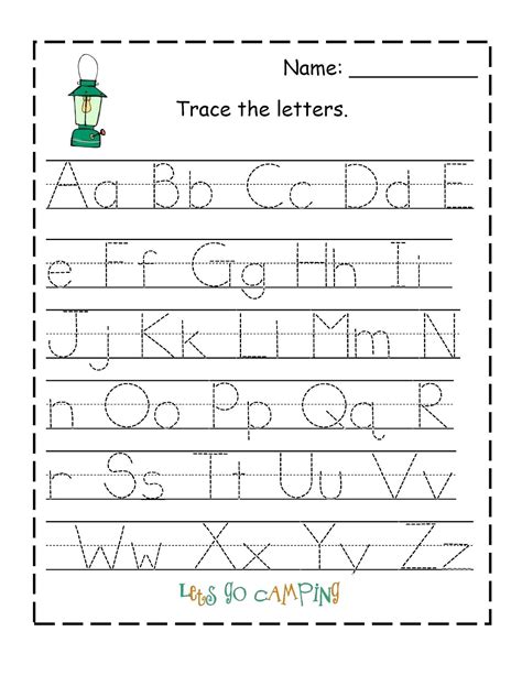 Abc Tracing Sheets For Preschool Kids Kiddo Shelter Alphabet And