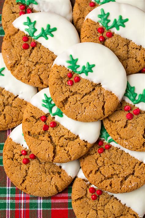 Mistletoe Ginger Cookies 100 Days Of Homemade Holiday Inspiration Hoosier Homemade
