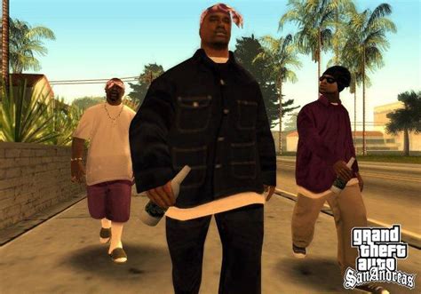 Grand Theft Auto San Andreas Grove Street Vs Ballas