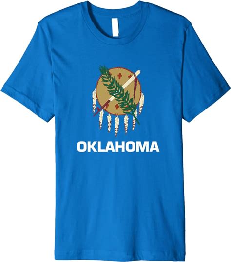 Flag Of Oklahoma Premium T Shirt Clothing