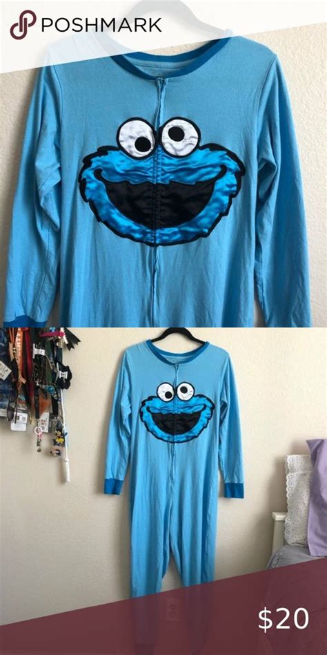 Seasame Street Cookie Monster Onesie Cookie Monster Onesie Clothes