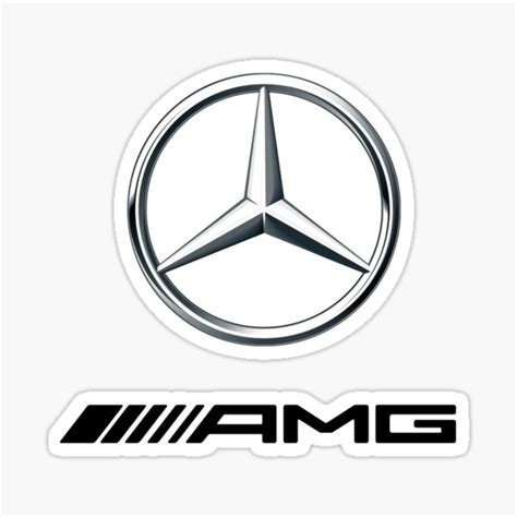 Mercedes Benz Racing Sport Vinyl Decal Sticker Emblem Logo Black 2
