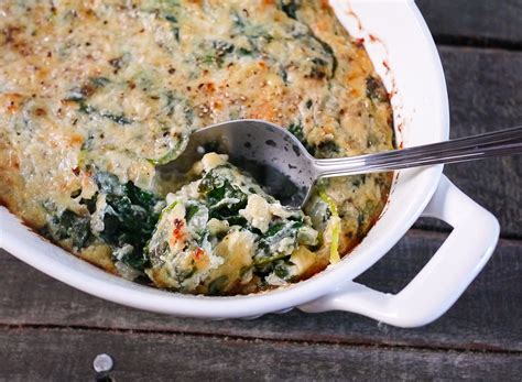 Plus, casseroles are a delicious alternative to a meal you might regret! "Creamed" Spinach Casserole with Greek yogurt instead of ...