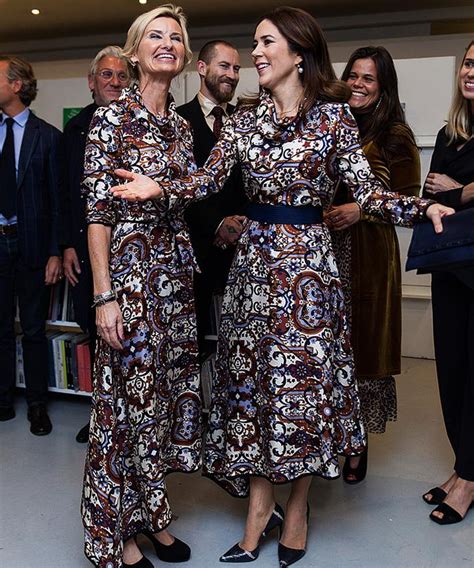 Princess Mary And Events Host Arrive In The Same Dress Now To Love