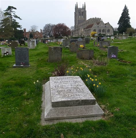 The grave of Edmund Blunden | Edmund Blunden's grave, and th… | Flickr