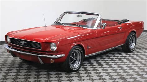 1966 Ford Mustang Convertible Red Youtube