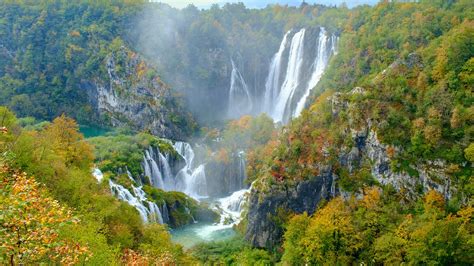 Greatest Waterfalls In Plitvice Lakes National Park Croatia Windows