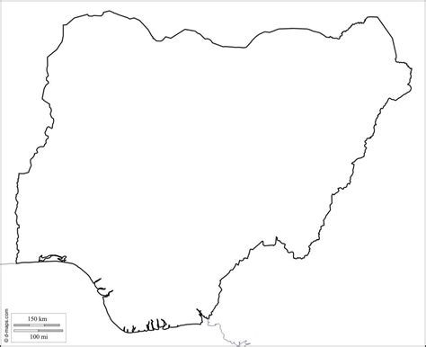 Draw A Map Of Nigeria