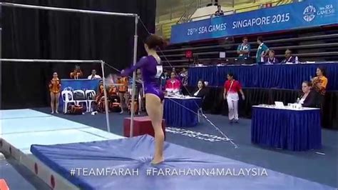 Malaysian Gymnast Farah Ann Abdul Hadis Gold Medal Performance At The