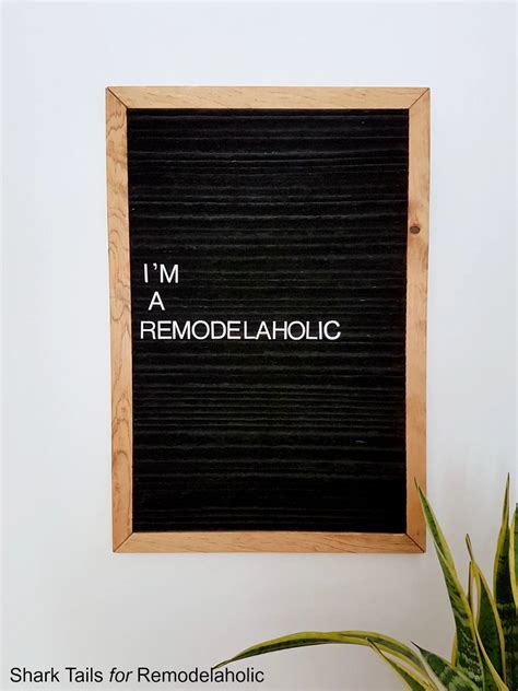 Remodelaholic How To Make Your Own Vintage Style Diy Felt Letter Board
