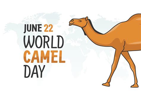 Vector Graphic Of World Camel Day Good For World Camel Day Celebration