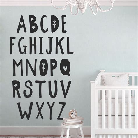 Alphabet Wall Decal Alphabet Wall Decals Alphabet Wall Wall Decals