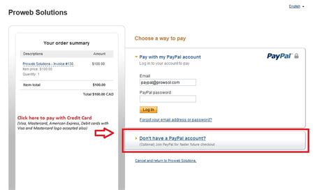 Do they clear the cookies. Do I need a PayPal account to use the PayPal gateway, can I pay with VISA? - Knowledgebase ...