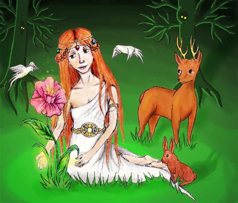 persephone project prospering flower by lind a on deviantart