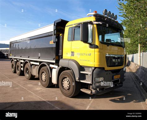 Man Tgs 41440 Tipper Truck Stock Photo Alamy