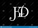 H D HD Initial Letter Logo Design Vector Template, Graphic Alphabet ...
