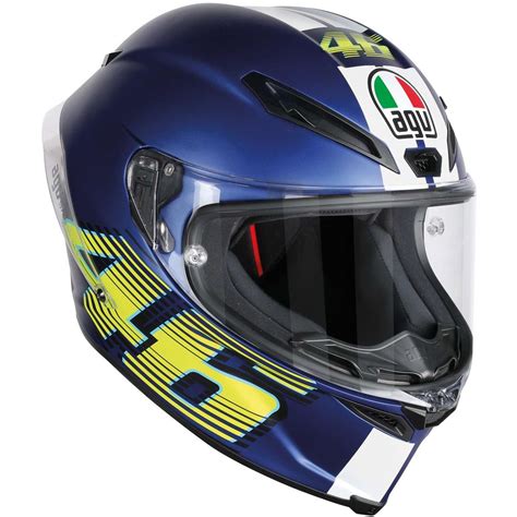 Agv Corsa R Top V46 Matte Blue Full Face Helmet Riders Choice Come