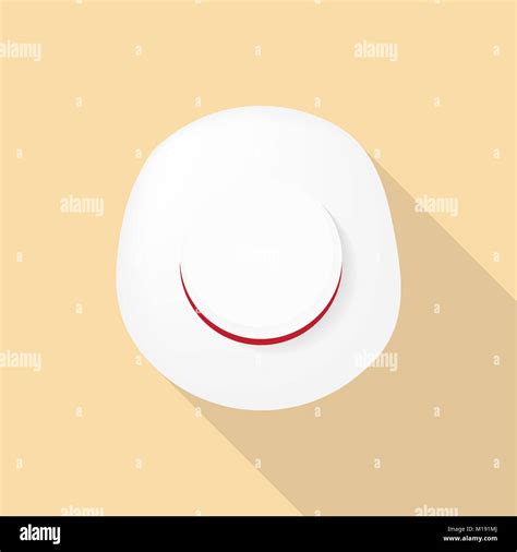 White Hat Vector Stock Photo Alamy