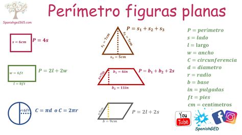 Area Y Perimetro De Figuras Geometricas Formulas Imagui Teaching Images And Photos Finder