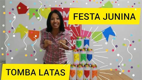 Tomba latas das Sílabas Festa Junina Educação Infantil YouTube