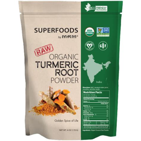 Mrm Superfoods Organic Turmeric Root Powder Oz Frys Food Stores