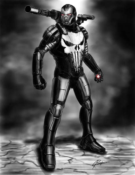 Gab Respino The Punisher War Machine Concept Design