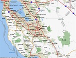 Map of San Jose California - TravelsMaps.Com