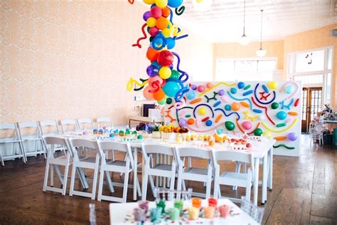 Karas Party Ideas Color Me Happy Art Party For Kids Karas Party Ideas