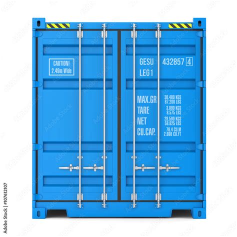 Cargo Container Texture Front View Stock Illustration Adobe Stock