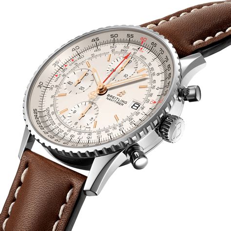 Breitling Navitimer Automatic Chronograph 41 Stainless Steel Leather