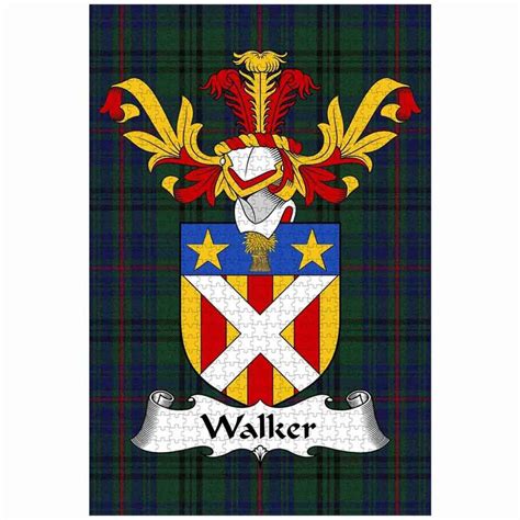 Scottish Walker Clan Crest Tartan Jigsaw Puzzle