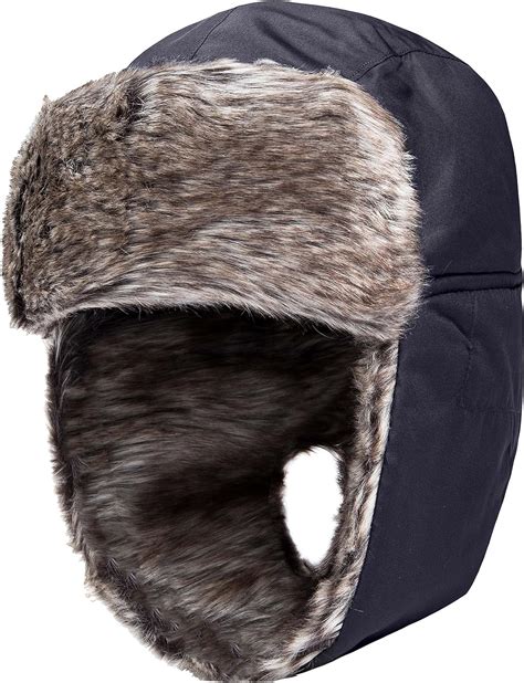 Wantdo Mens Trapper Hat Waterproof Winter Hunting Hat With