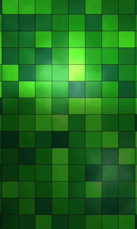 An Abstract Green Background With Small Squares