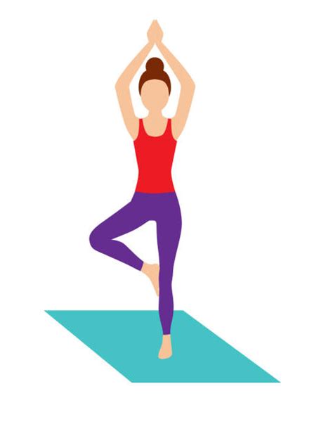 Royalty Free Tree Pose Clip Art Vector Images And Illustrations Istock
