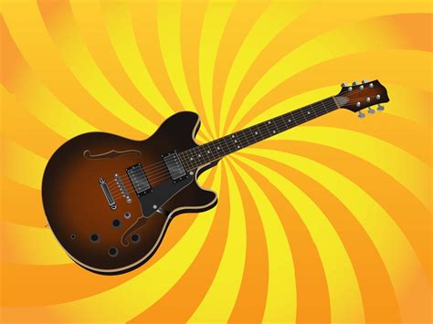 Guitar Illustration Vector Art And Graphics