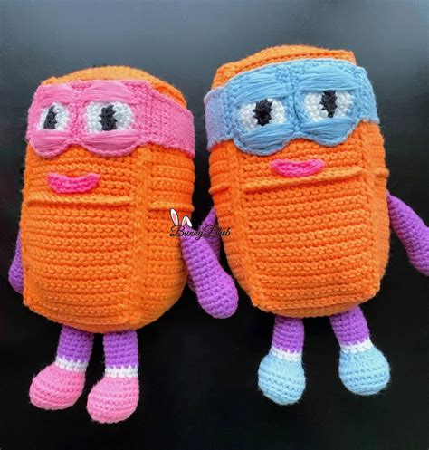 Numberblocks 1 5 6 10 Crochet Dolls Handmade Amigurumi Plush Etsy