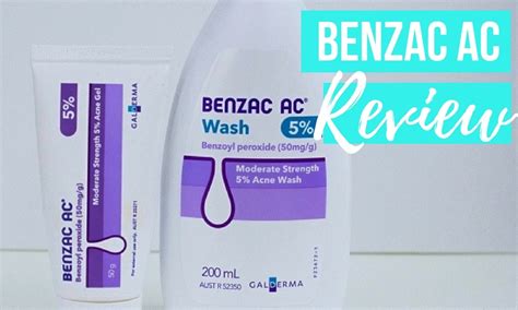 Kill Acne Bacteria With Benzac Ac Gel And Wash Review Jess Bunty