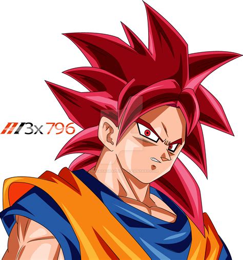 Goku Real Ssj God Palette 1 By Thedatagraphics On Deviantart