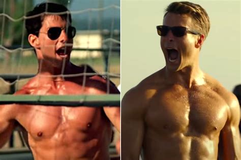 Volleyball Vs Football A Study In Top Gun Shirtless Athleticism