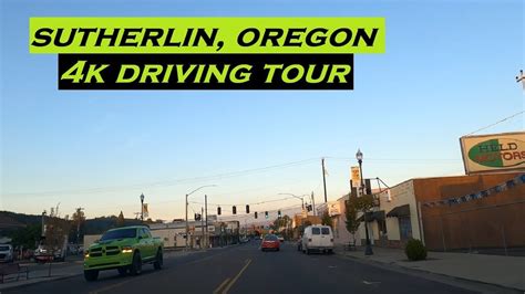 Sutherlin Oregon 4k Driving Tour Dashcam Youtube